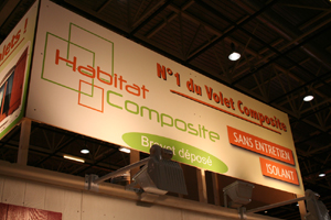 Habitat Composite - Volet  composite, puits de lumière